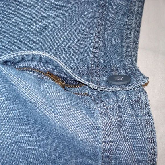 Womens New York & Co Blue Denim Shorts 12 - Picture 7 of 7